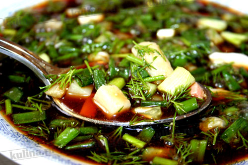 Окрошка мясная