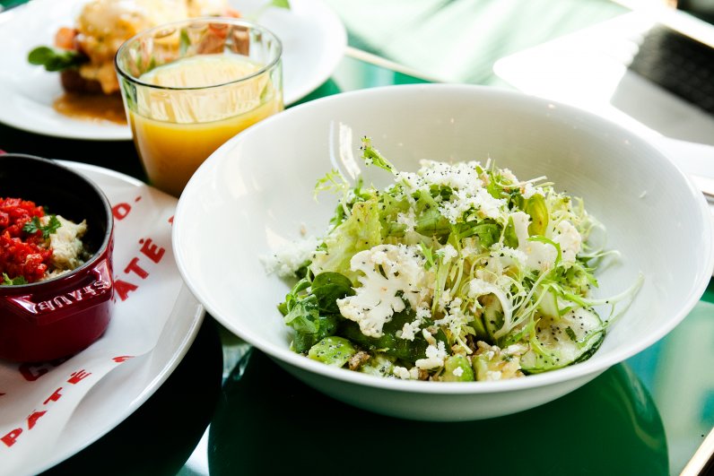 Изображение рецепта Зелёный салат с авокадо PateCo zelenyiy salat s avokado 796x531